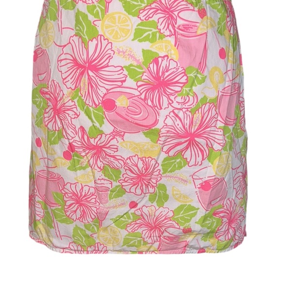 Lilly Pulitzer Reversible Faux Wrap Mini Skirt in Havana Cocktail and Pink - 10* - Picture 8 of 16